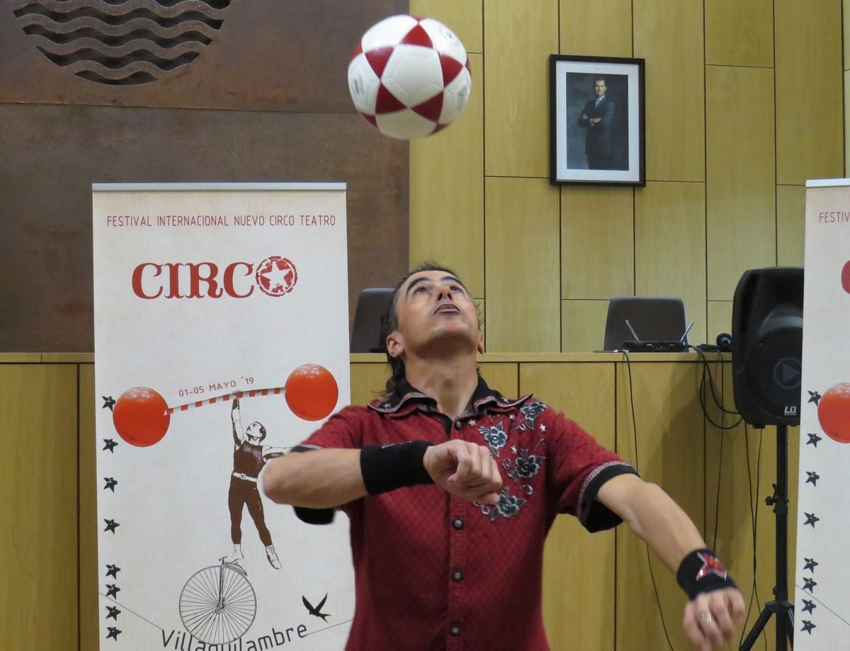 Fotos: Demostración del I Festival Internacional de Circo de Villaquilambre