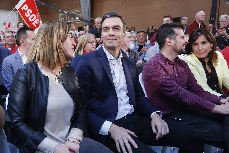 Fotos: Acto electoral de Pedro Sánchez en León