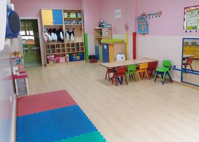 Imagen secundaria 1 - Imágenes del aula para los más pequeños en el centro docente.