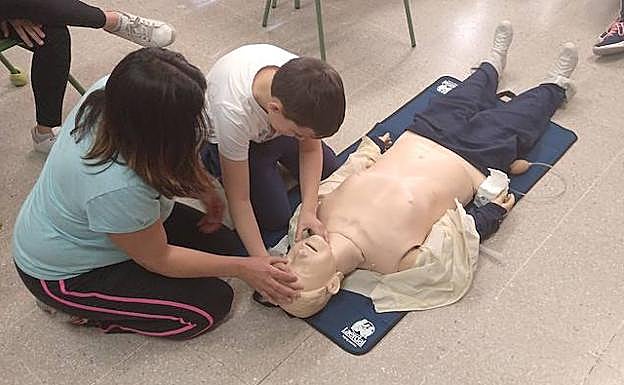 150 escolares de Villaquilambre, preparados «para salvar vidas»