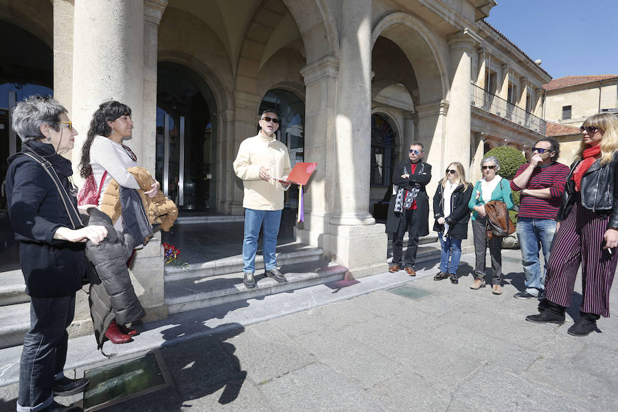 Fotos: IU organiza un &#039;Paseo Republicano&#039; por las calles de León