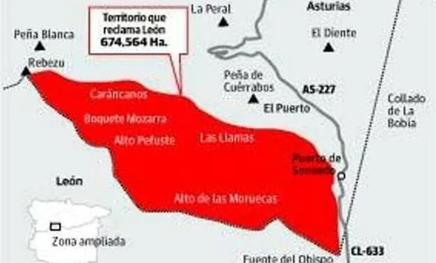 Zona del conflicto territorial.