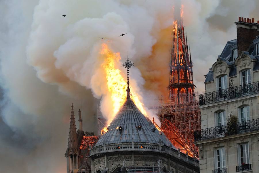 Fotos: Las imágenes del incendio de la Catedral de Notre Dame