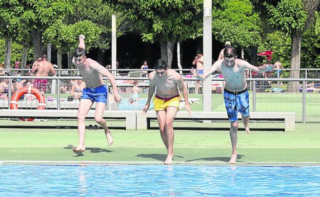 Piscina municipal del Sotillo, en Palencia.