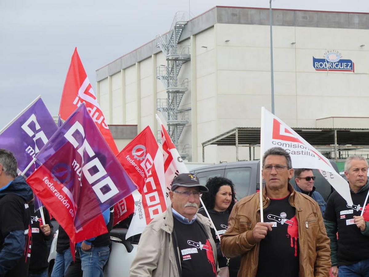 Fotos: Manifestación en Embutidos Rodríguez