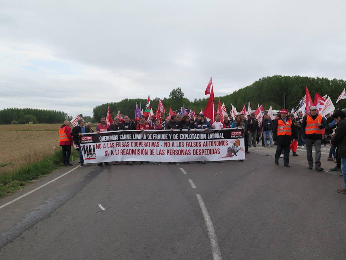 Fotos: Manifestación en Embutidos Rodríguez