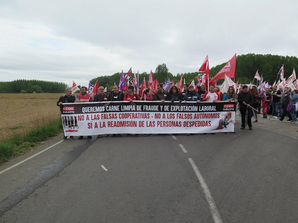 Fotos: Manifestación en Embutidos Rodríguez