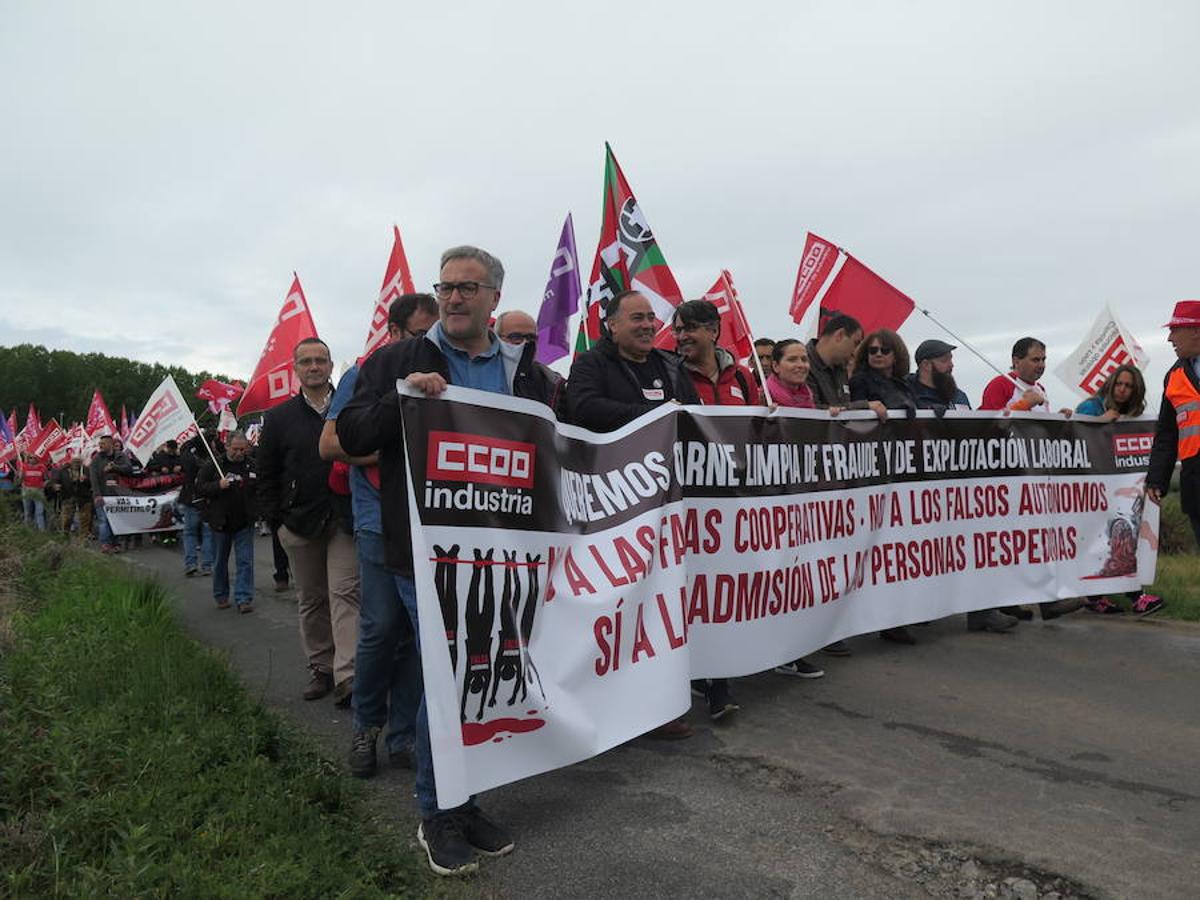 Fotos: Manifestación en Embutidos Rodríguez