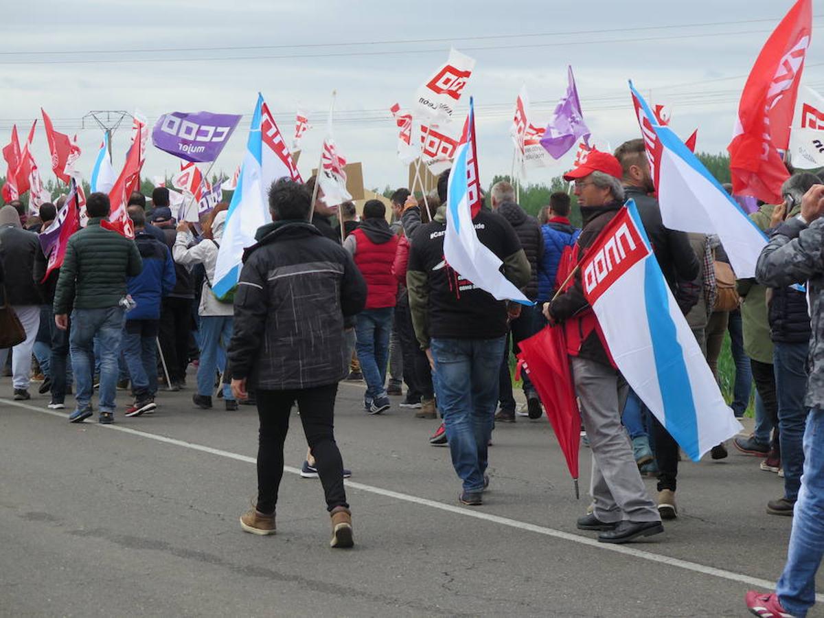 Fotos: Manifestación en Embutidos Rodríguez