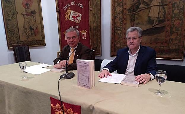 Buenaventura-José Diez Aláez durante la presentación del libro.