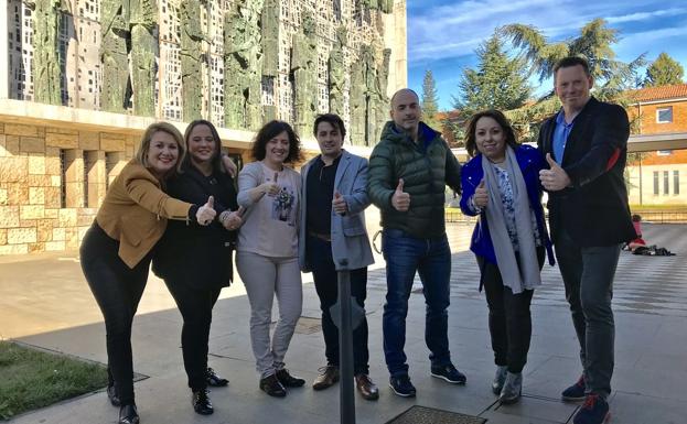 Miembros de la candidatura de Ciudadanos en Valverde del Camino.