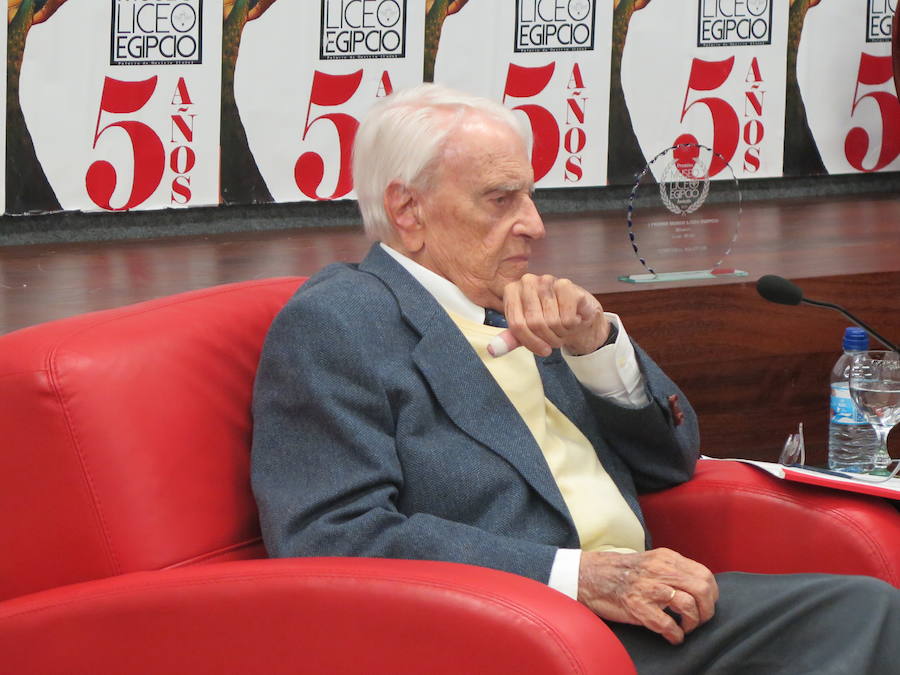 Fotos: Cristóbal Halffter recoge el premio Museo Liceo Egipcio de la Música