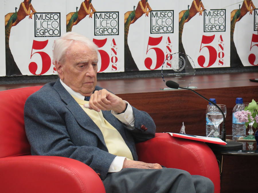 Fotos: Cristóbal Halffter recoge el premio Museo Liceo Egipcio de la Música