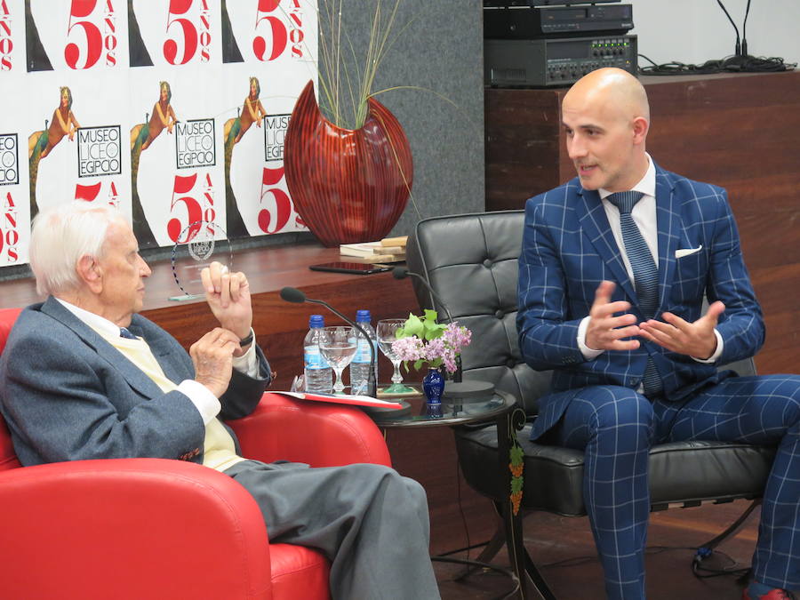 Fotos: Cristóbal Halffter recoge el premio Museo Liceo Egipcio de la Música