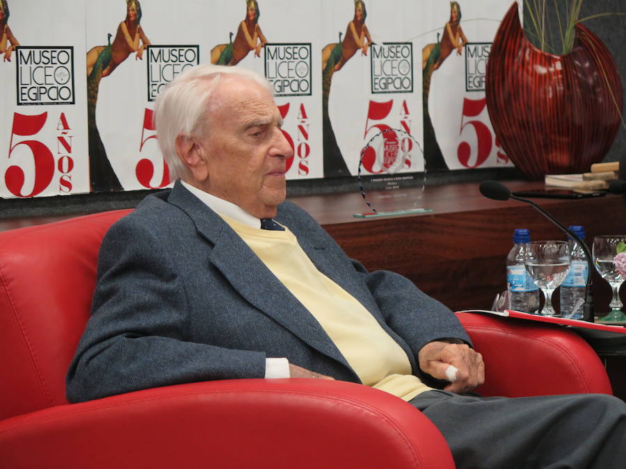 Fotos: Cristóbal Halffter recoge el premio Museo Liceo Egipcio de la Música