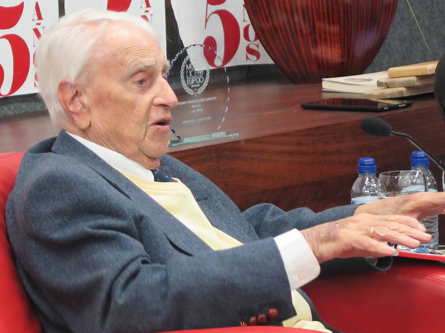 Fotos: Cristóbal Halffter recoge el premio Museo Liceo Egipcio de la Música