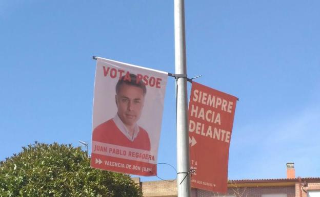 El PSOE no pegará carteles para contribuir con una Valencia de Don Juan «más limpia, ecológica y moderna»