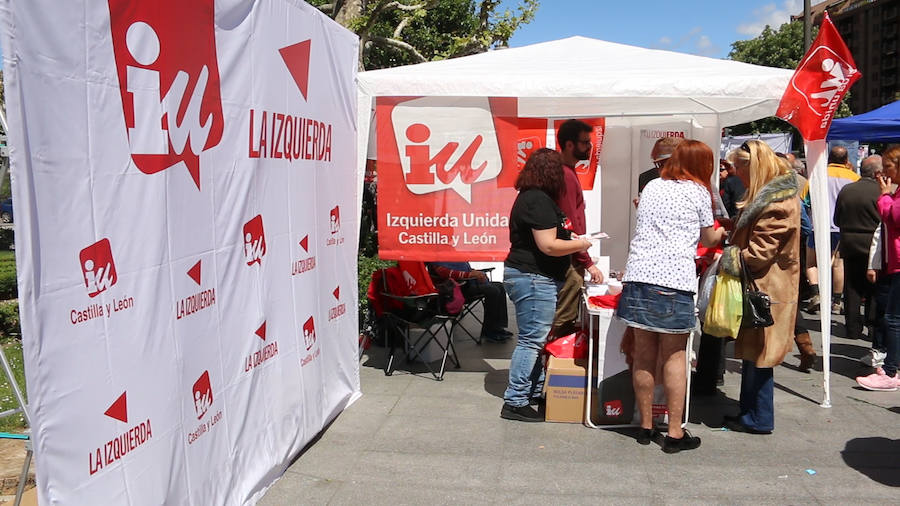 Fotos: El rastro de León, campo de batalla electoral