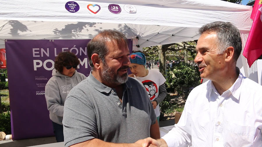 Fotos: El rastro de León, campo de batalla electoral