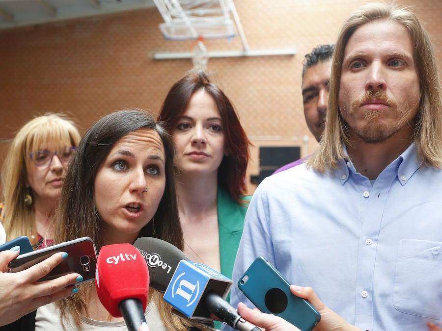 Fotos: Mitin de Podemos con Ione Belarra en el Pabellón La Torre