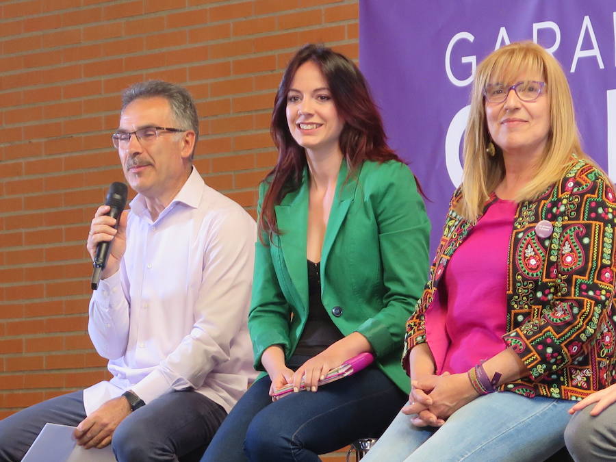 Fotos: Mitin de Podemos con Ione Belarra en el Pabellón La Torre