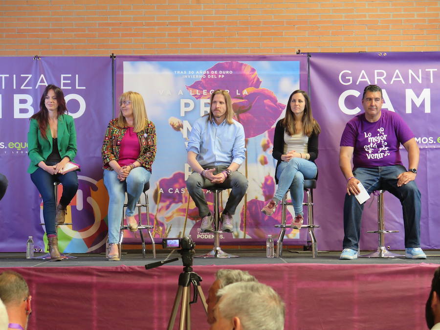 Fotos: Mitin de Podemos con Ione Belarra en el Pabellón La Torre