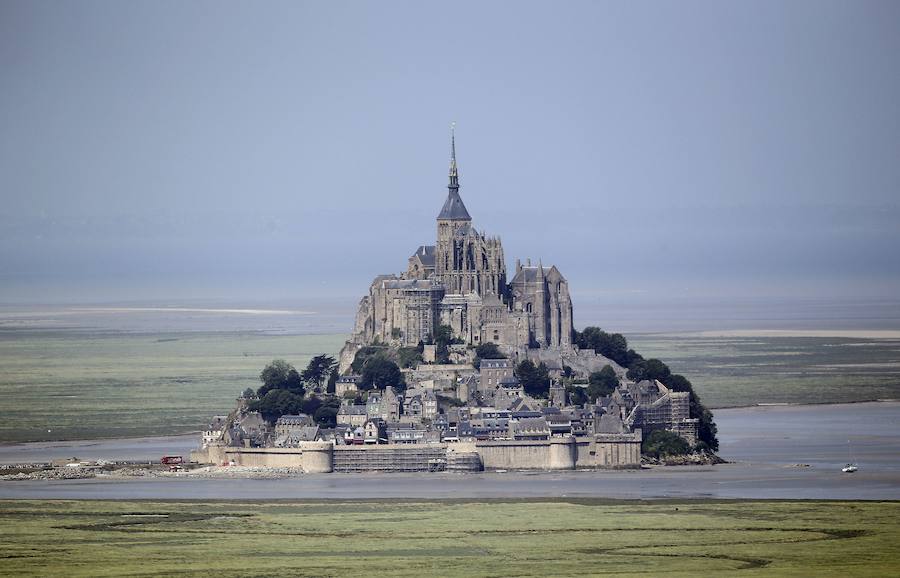 Mont-Saint Michel en el norte de Francia