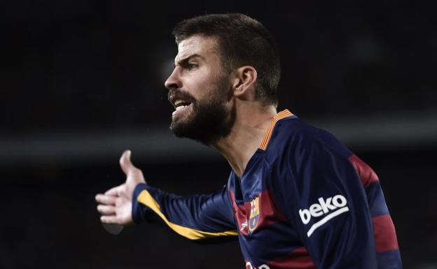 Gerard Piqué, defensa del Barcelona, vigente campeón de Copa. 