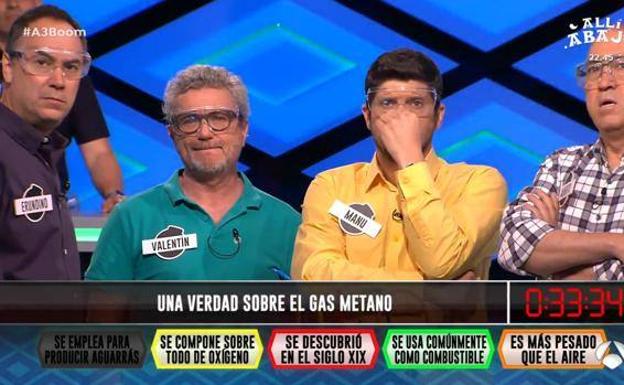 'Los Lobos' en el momento del fallo en la tercera bomba de la fase final