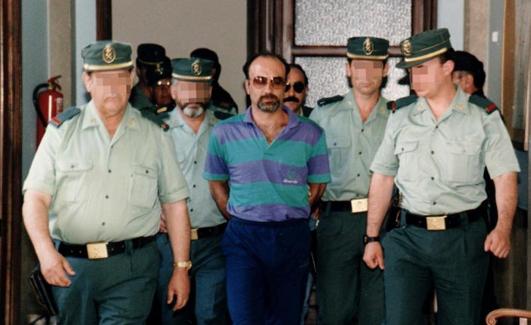 Pedro Luis Gallego, en 1994, durante el juicio pr el crimen de Leticia Lebrato.