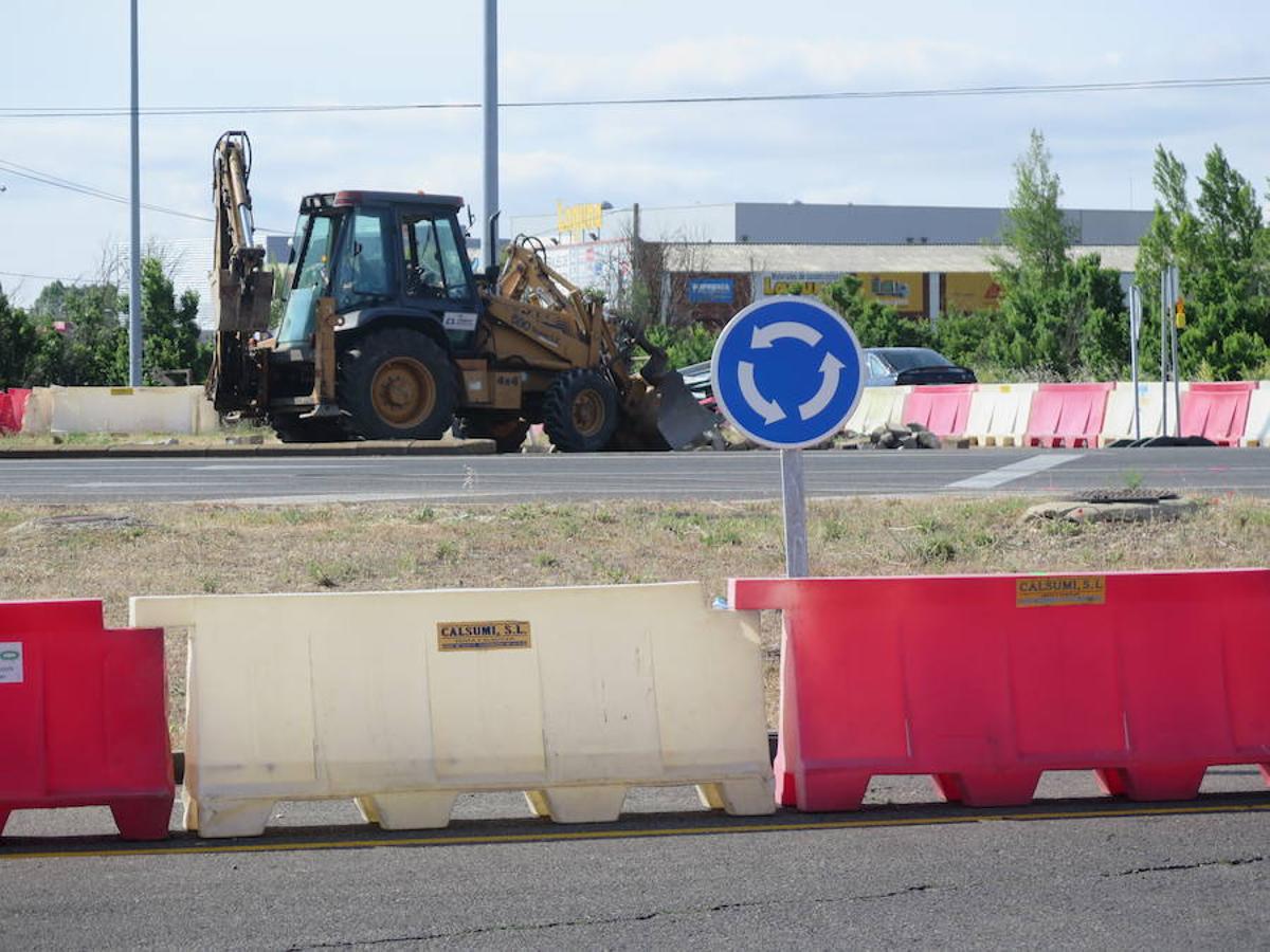 Fotos: Obras de la rotonda del Parque Tecnológico