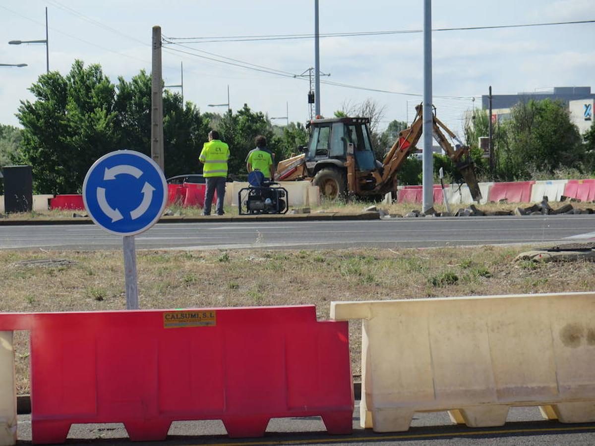 Fotos: Obras de la rotonda del Parque Tecnológico