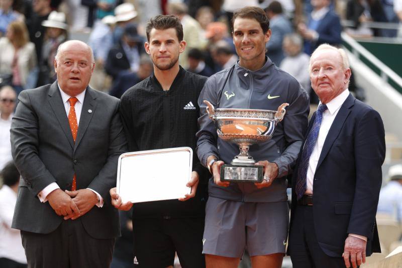 Rafa Nadal ha conquistado su duodécimo títtulo de Roland Garros tras ganar al austriaco Dominic Thiem en cuatro sets.