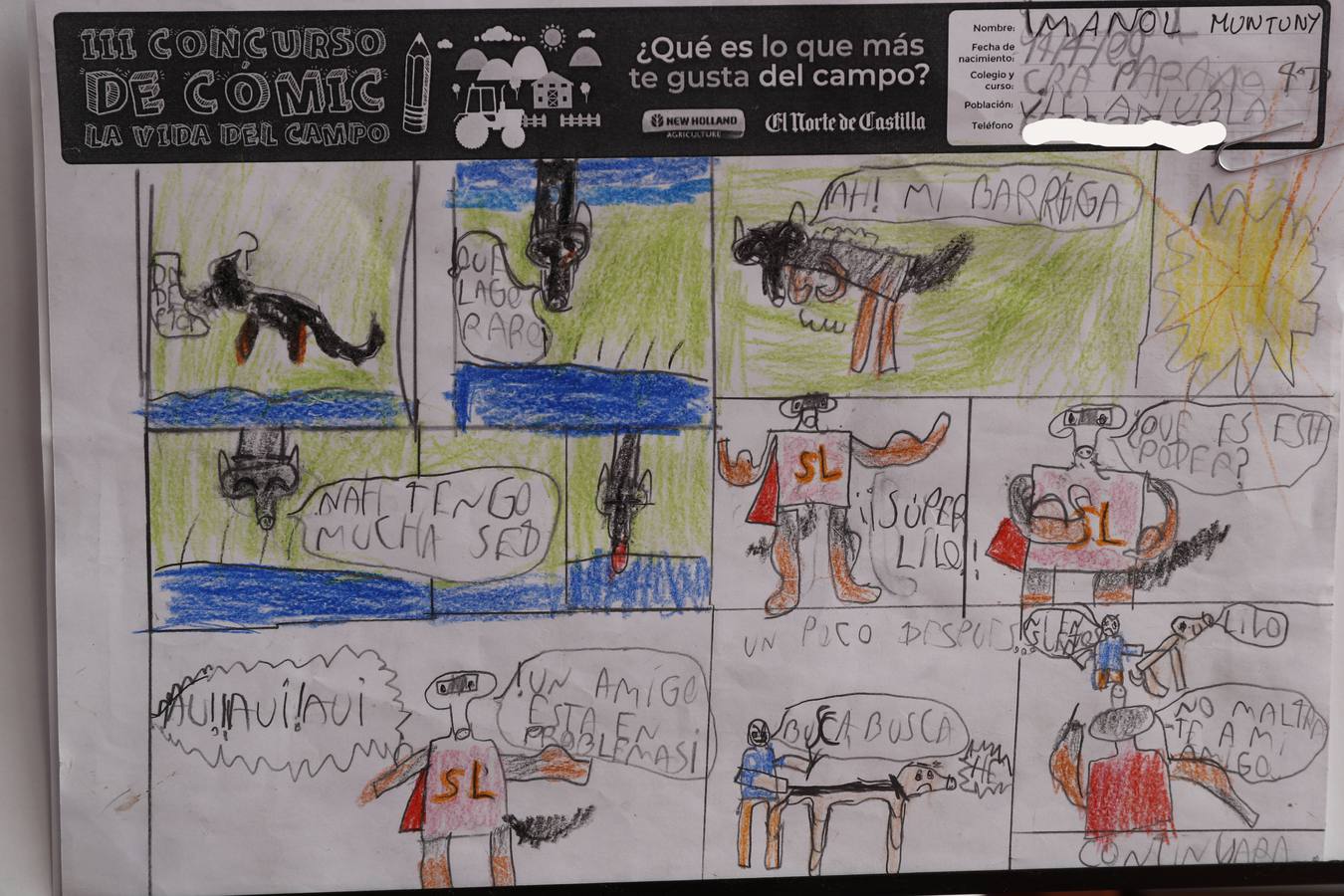 Fotos: Trabajos de 4º de Primaria en la modalidad de cómic del III Concurso de Dibujo y Cómic &#039;La vida del campo&#039;