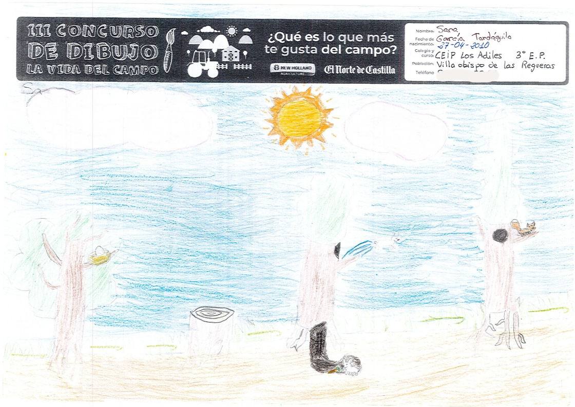 Fotos: Trabajos de 3º de Primaria en la modalidad de dibujo del III Concurso de Dibujo y Cómic &#039;La vida del campo&#039;