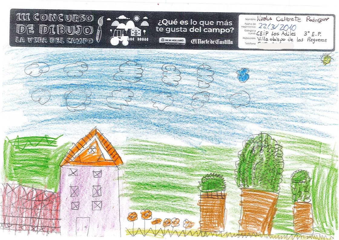 Fotos: Trabajos de 3º de Primaria en la modalidad de dibujo del III Concurso de Dibujo y Cómic &#039;La vida del campo&#039;