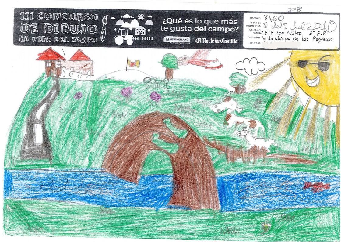 Fotos: Trabajos de 3º de Primaria en la modalidad de dibujo del III Concurso de Dibujo y Cómic &#039;La vida del campo&#039;