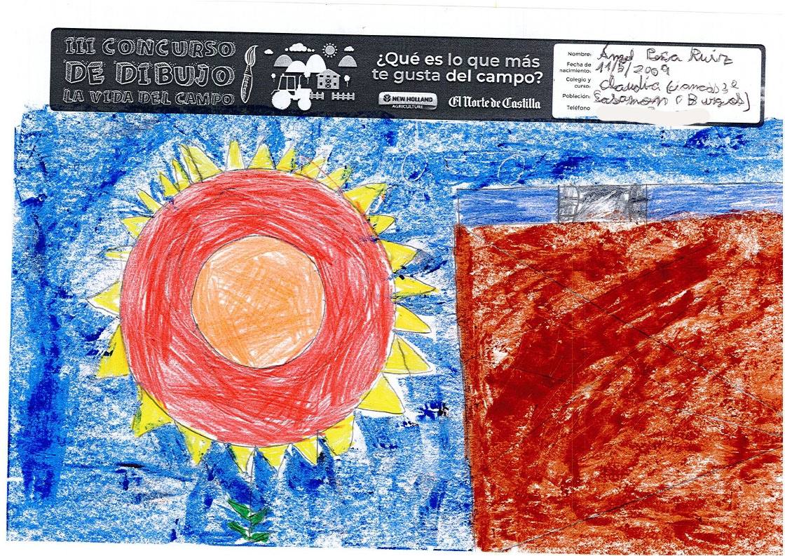 Fotos: Trabajos de 3º de Primaria en la modalidad de dibujo del III Concurso de Dibujo y Cómic &#039;La vida del campo&#039;