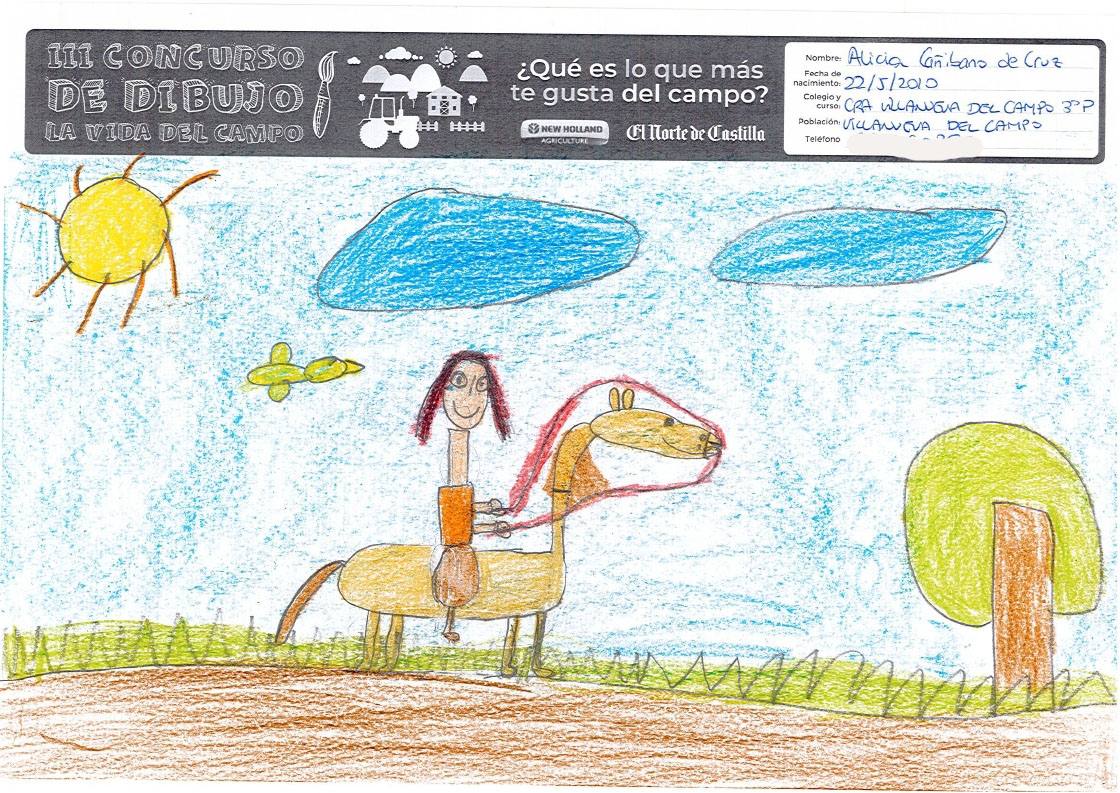 Fotos: Trabajos de 3º de Primaria en la modalidad de dibujo del III Concurso de Dibujo y Cómic &#039;La vida del campo&#039;