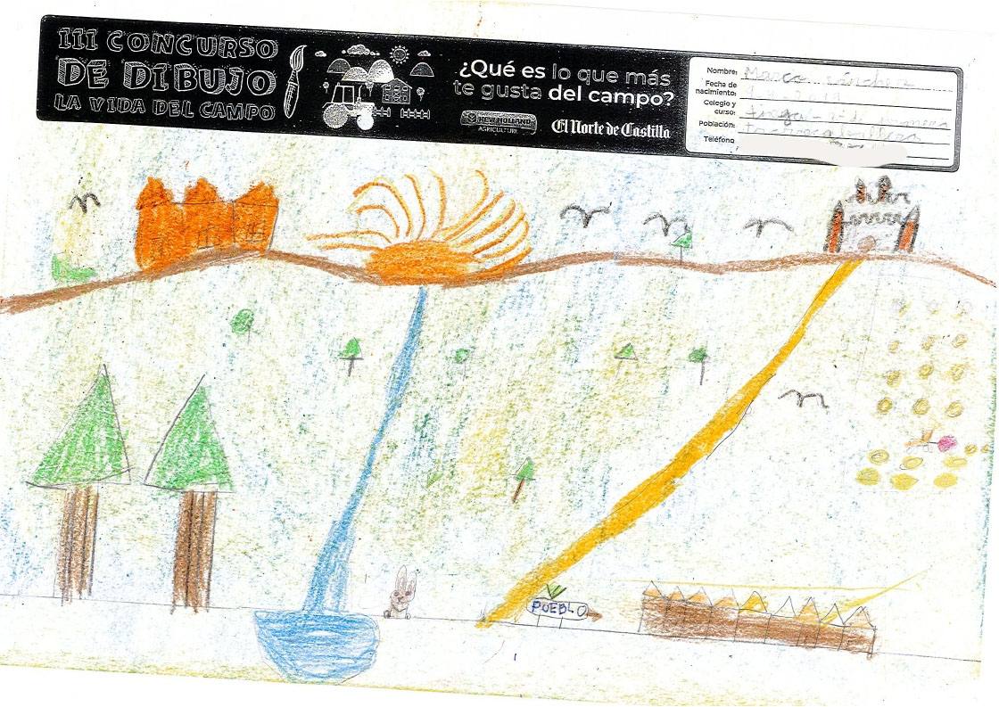 Fotos: Trabajos de 3º de Primaria en la modalidad de dibujo del III Concurso de Dibujo y Cómic &#039;La vida del campo&#039;