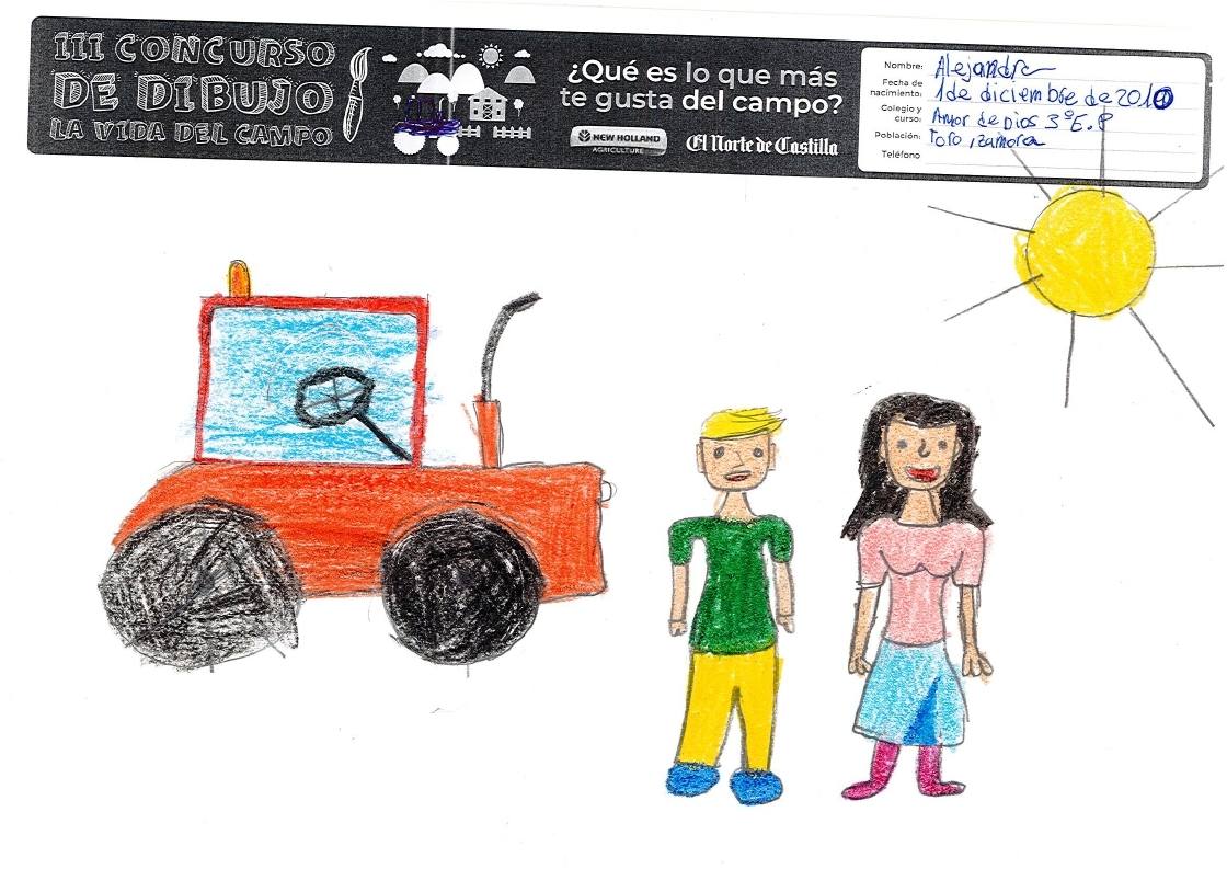 Fotos: Trabajos de 3º de Primaria en la modalidad de dibujo del III Concurso de Dibujo y Cómic &#039;La vida del campo&#039;