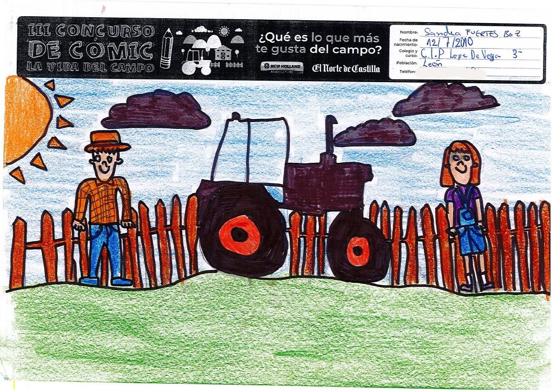 Fotos: Trabajos de 3º de Primaria en la modalidad de dibujo del III Concurso de Dibujo y Cómic &#039;La vida del campo&#039;