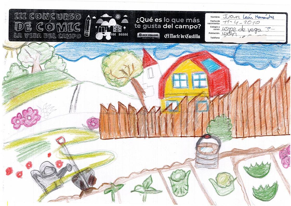 Fotos: Trabajos de 3º de Primaria en la modalidad de dibujo del III Concurso de Dibujo y Cómic &#039;La vida del campo&#039;