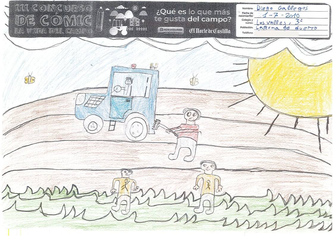 Fotos: Trabajos de 3º de Primaria en la modalidad de dibujo del III Concurso de Dibujo y Cómic &#039;La vida del campo&#039;