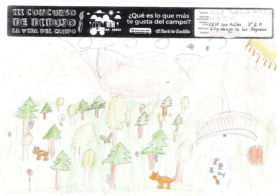 Fotos: Trabajos de 3º de Primaria en la modalidad de dibujo del III Concurso de Dibujo y Cómic &#039;La vida del campo&#039;