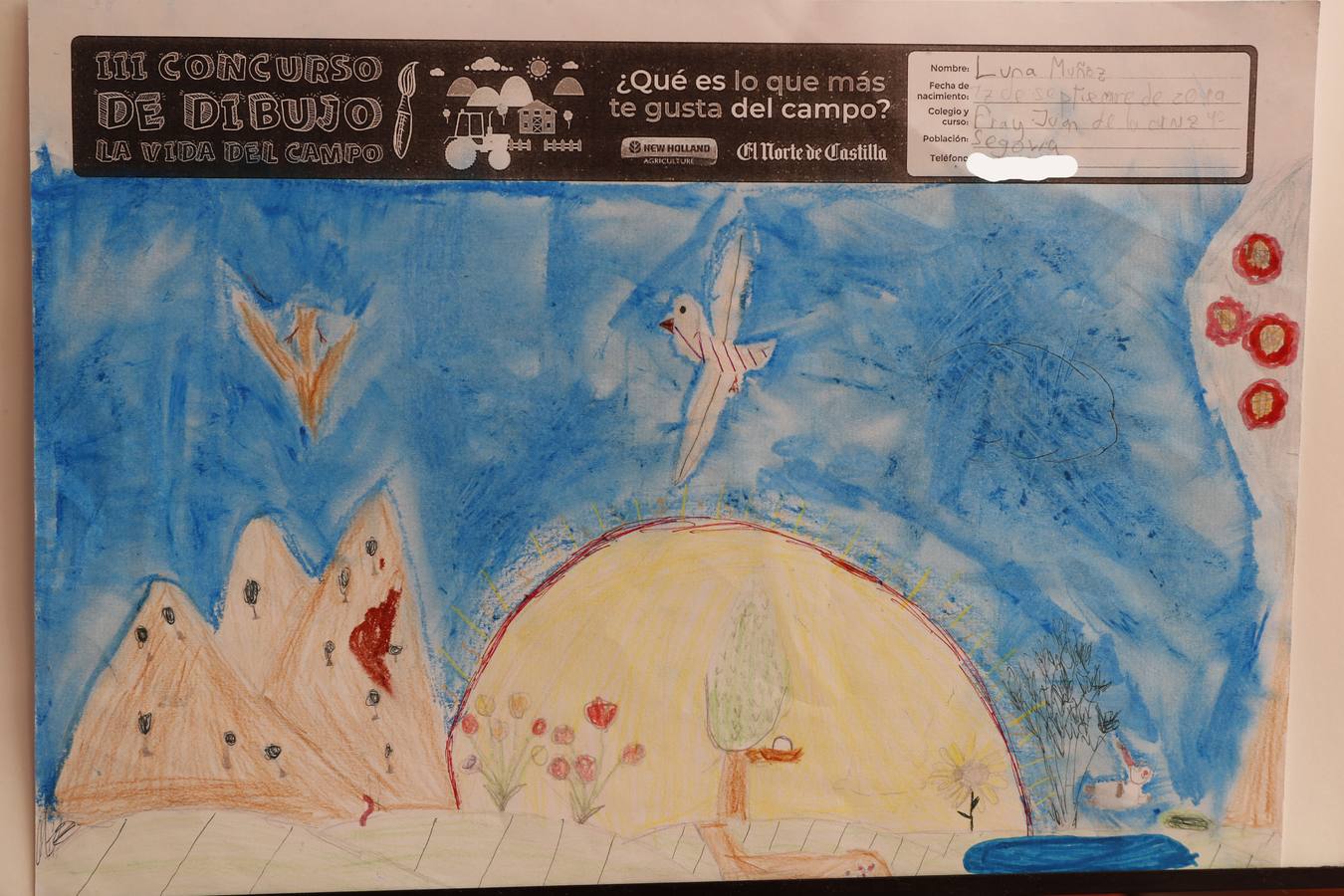 Fotos: Trabajos de 4º de Primaria en la modalidad de dibujo del III Concurso de Dibujo y Cómic &#039;La vida del campo&#039;