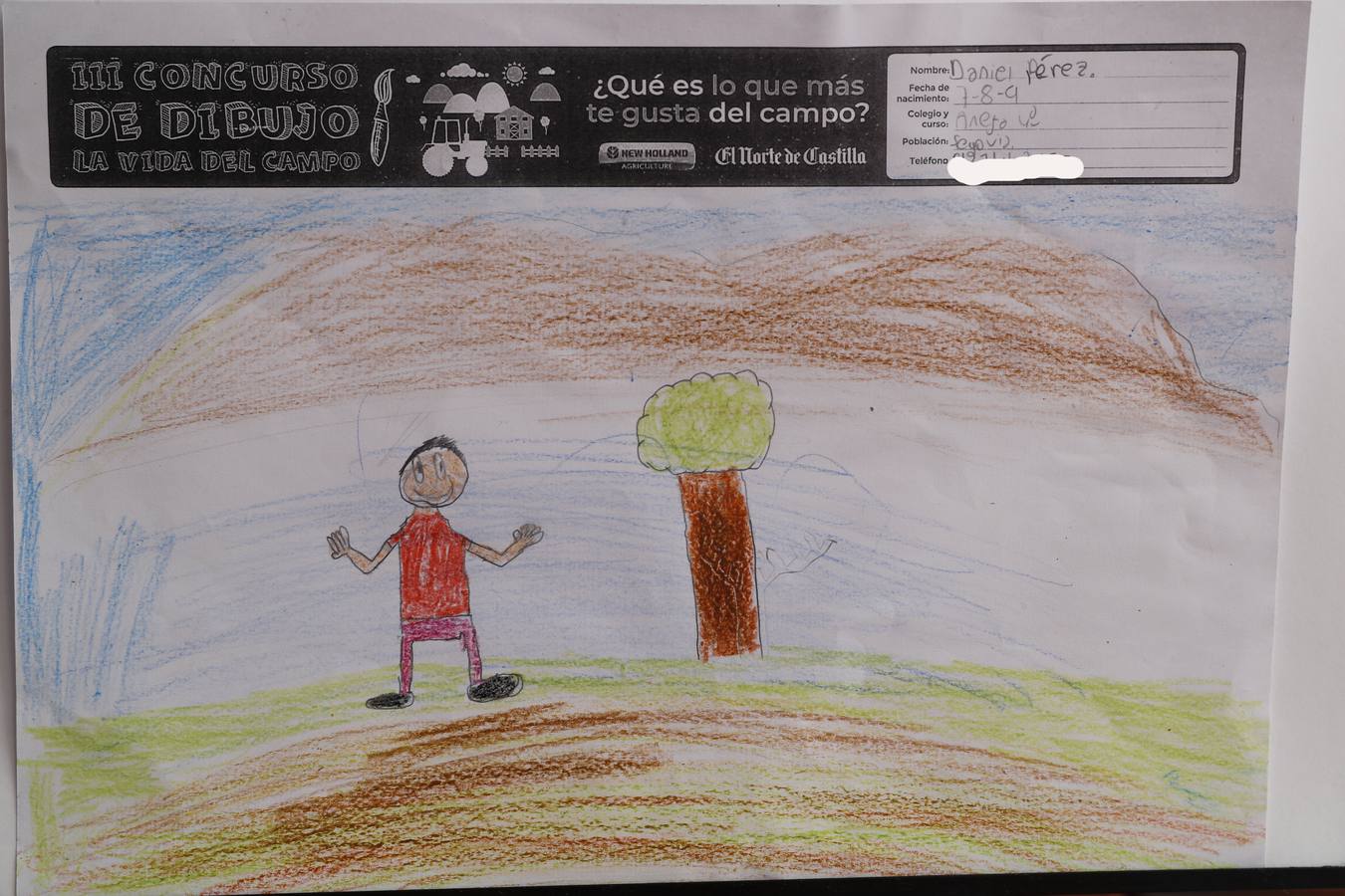 Fotos: Trabajos de 4º de Primaria en la modalidad de dibujo del III Concurso de Dibujo y Cómic &#039;La vida del campo&#039;