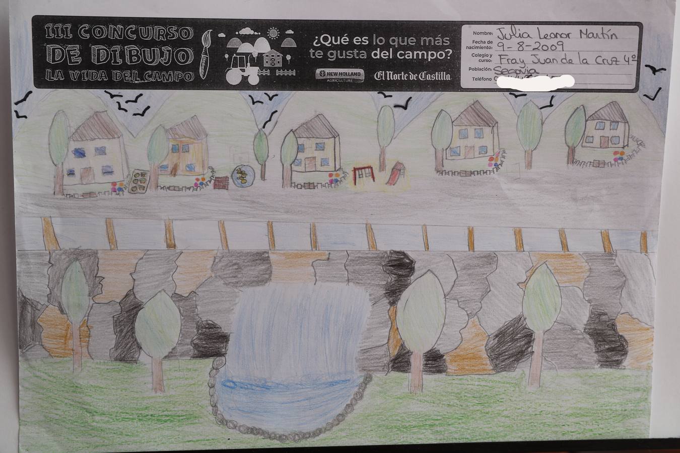 Fotos: Trabajos de 4º de Primaria en la modalidad de dibujo del III Concurso de Dibujo y Cómic &#039;La vida del campo&#039;