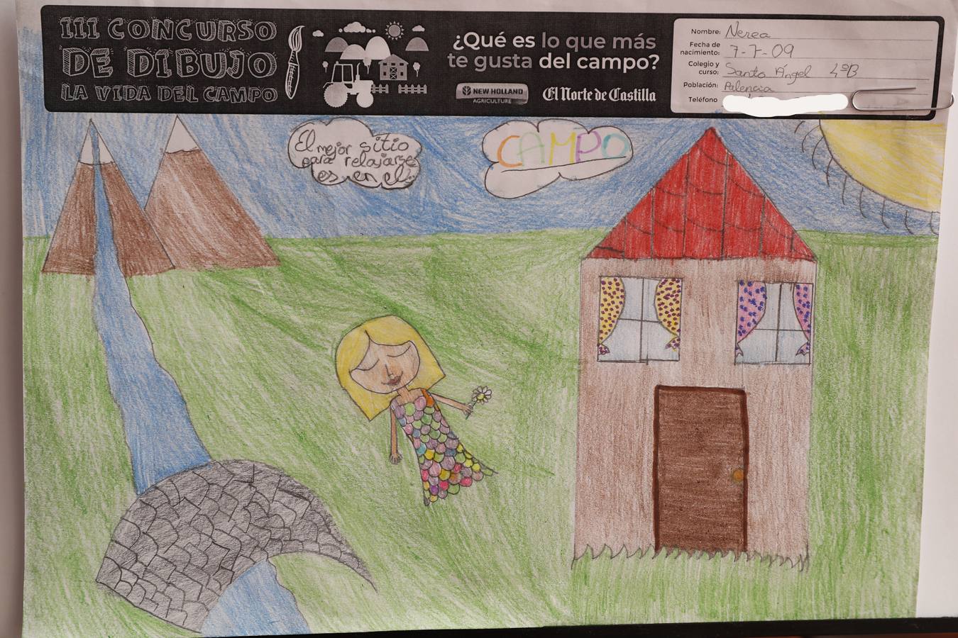 Fotos: Trabajos de 4º de Primaria en la modalidad de dibujo del III Concurso de Dibujo y Cómic &#039;La vida del campo&#039;