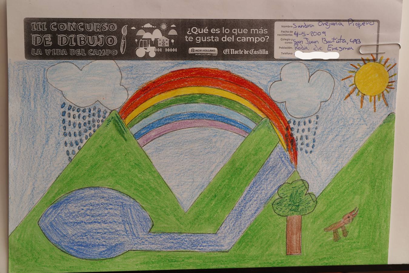 Fotos: Trabajos de 4º de Primaria en la modalidad de dibujo del III Concurso de Dibujo y Cómic &#039;La vida del campo&#039;